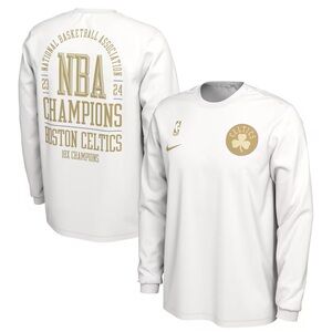 Unisex Boston Celtics Nike White 2024 NBA Finals Champions Banner Collection